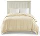 Olliix by Madison Park Ivory All Season Hypoallergenic Microfiber Down Alternative Twin Windom Blanket-5