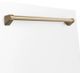 ZLINE Autograph Edition 24" White Matte with Gold Handle Dishwasher Panel-3