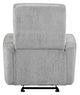 Homelegance® Lyndon Gray Manual Glider Recliner-4