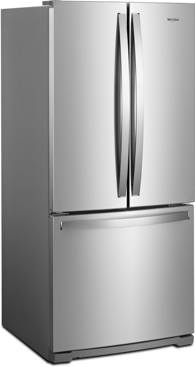 Whirlpool® 30 in. 19.7 Cu. Ft. French Door Refrigerator-Fingerprint Resistant Stainless Steel-5