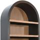 Sunny Designs™ Logan Black Magic/Oak Grove Arched Bookcase-4