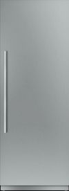 Front view of the Thermador® Freedom® 30 in. 16.8 Cu. Ft. Panel Ready Built-In Column Refrigerator