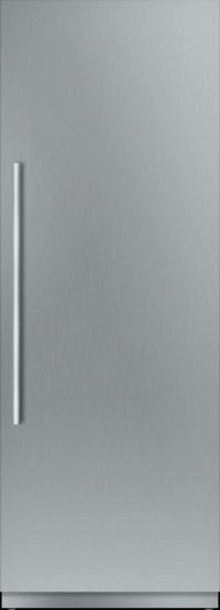 Front view of the Thermador® Freedom® 30 in. 16.8 Cu. Ft. Panel Ready Built-In Column Refrigerator