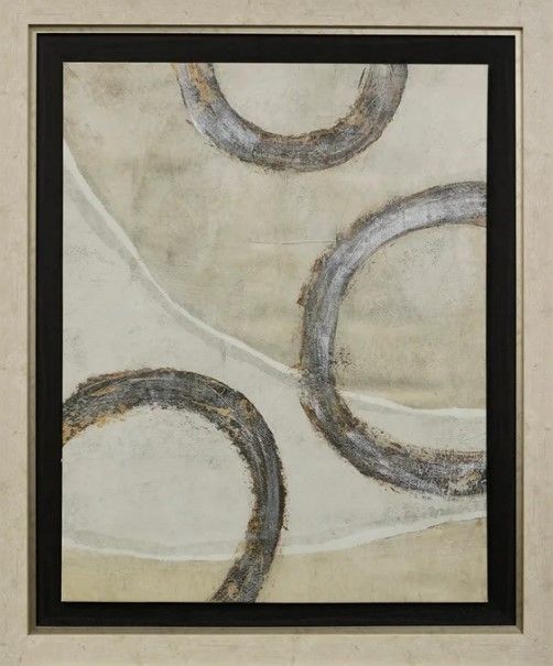 Stylecraft Embellished Reglets Black/Brown Wall Art-0