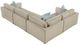 Homelegance® Mila 4-Piece Pewter Sectional-4