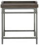 Fairfield® West Camden Tahitian Pearl End Table with Black Base-1