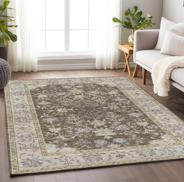 Dalyn™ Rug Company Hatay HY9 Brown 5'x8' Area Rug-4