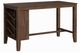 Elements International Santa Barbara 3-Piece Dark Gray/Walnut Dining room Set-1