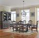 Liberty Furniture Paradise Valley 7-Piece Saddle Brown/Tobacco Alternate Trestle Dining Table Set-1