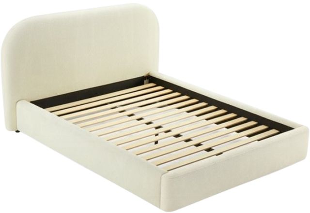 ACME Furniture Arden Beige Queen Upholstered Panel Bed-0