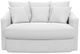 iAmerica Sphere White Round Accent Chaise-2
