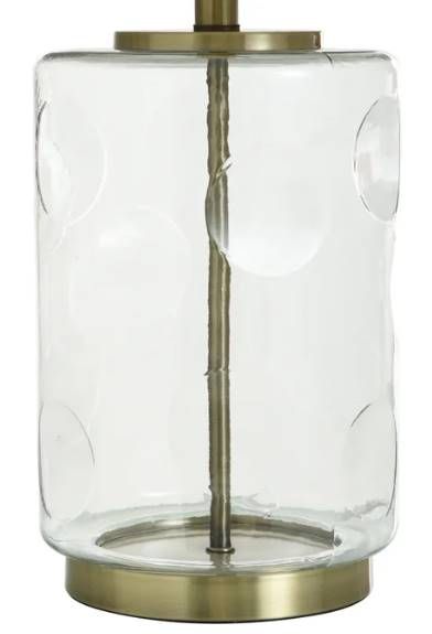 Stylecraft Clear Dimpled Table Lamp-2
