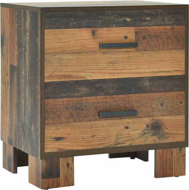 Coaster® Sidney 4-Piece Rustic Pine King Bedroom Set-3