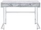 ACME Furniture Tigress White Top Writing Desk with Chrome Base-3