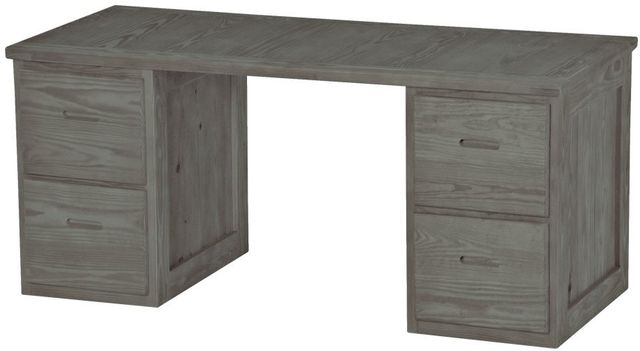 Crate Designs™ Furniture Graphite Lacquer Top Desk-0
