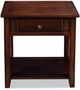Mazin Furniture Henderson Warm Wood End Table-1