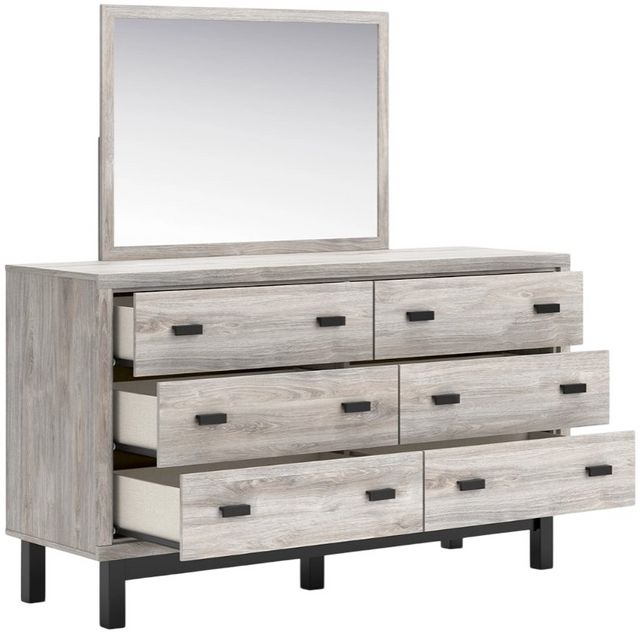 Benchcraft® Vessalli Gray Dresser with Mirror-4