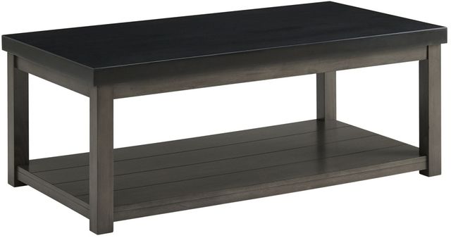 Elements International Stafford Ash Rectangle Coffee Table-3