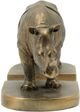 A & B Home 2-Piece Gold Rhinoceros Bookends-2