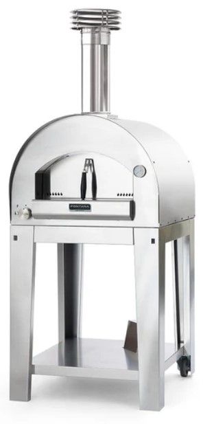 Fontana Forni Margherita 31" Stainless Steel Pizza Oven -1