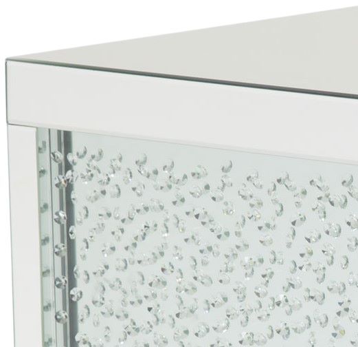 Michael Amini® Montreal™ Mirrored 24" End Table-2