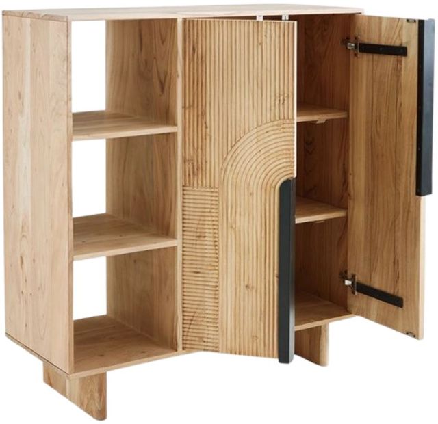 Signature Design by Ashley® Kierwell Natural Accent Cabinet-2