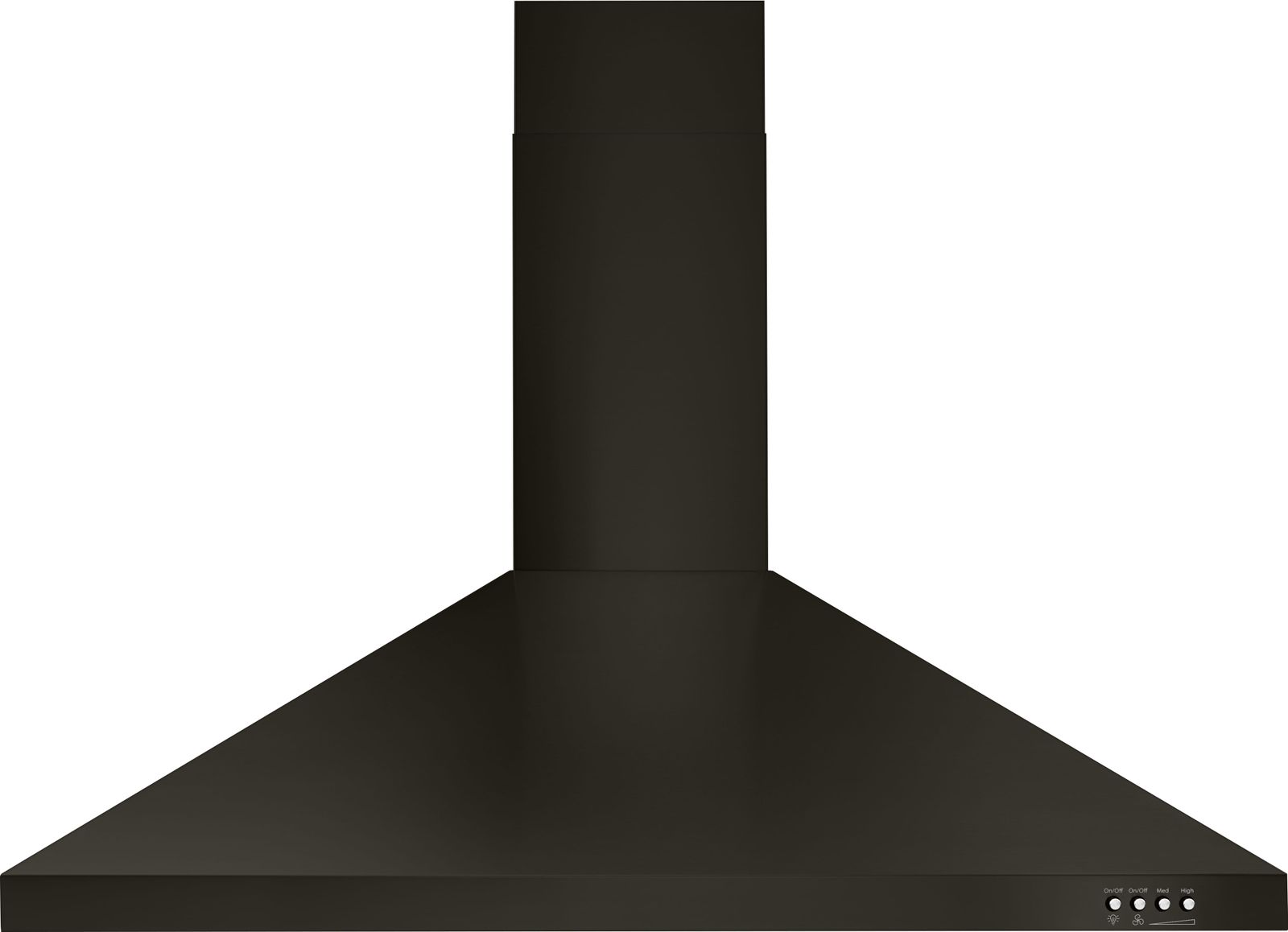 Whirlpool® 36" Black Stainless Wall Mount Range Hood