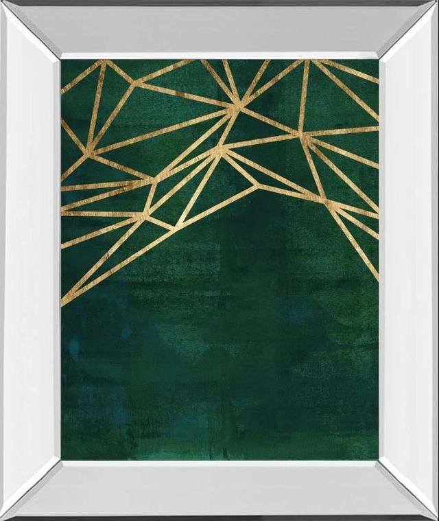 Classy Art Jungle Web I by Jacob Green Mirror Framed Wall Art-0