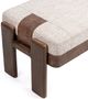 Classic Home Kava Cocoa Latte Accent Bench-5