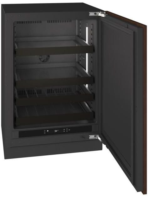 U-Line® Seamless Collection 24" 5.1 Cu. Ft. Panel Ready Beverage Center with Solid Door-3