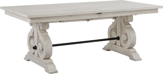 Magnussen Home® Bronwyn Alabaster 80" Rectangular Dining Table-0