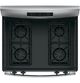 GE® 30" Stainless Steel Freestanding Gas Range-3