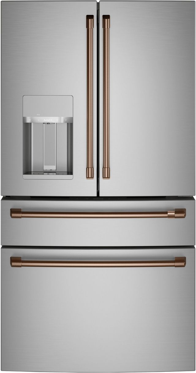 Café™ Brushed Copper Refrigeration Handle Kit-2