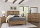 Vaughan-Bassett Yellowstone Chestnut Natural Queen Panel Bed-2