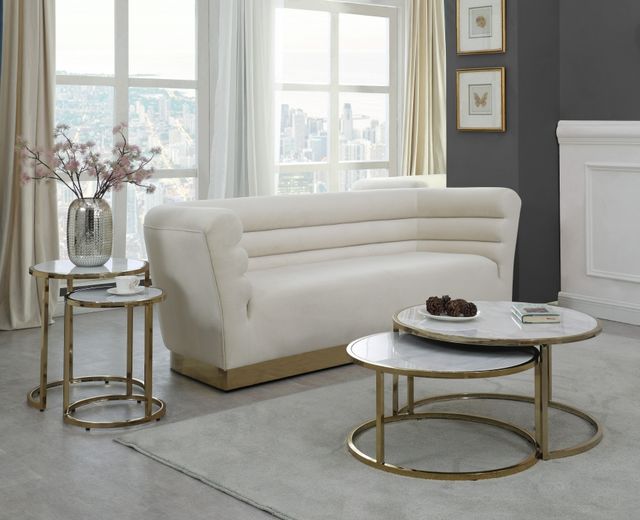 Meridian Furniture Massimo 2-Piece Gold End Tables-2