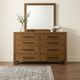 Coaster® Adderley Warm Brown Dresser and Mirror Set-1