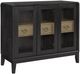 Bernards Elure Peppercorn Glass Door Server-0
