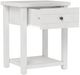 HH2 Home Harmony White Accent Table with Drawer-4