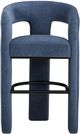 TOV Furniture Malone Blue Denim Chenille Bar Stool-2