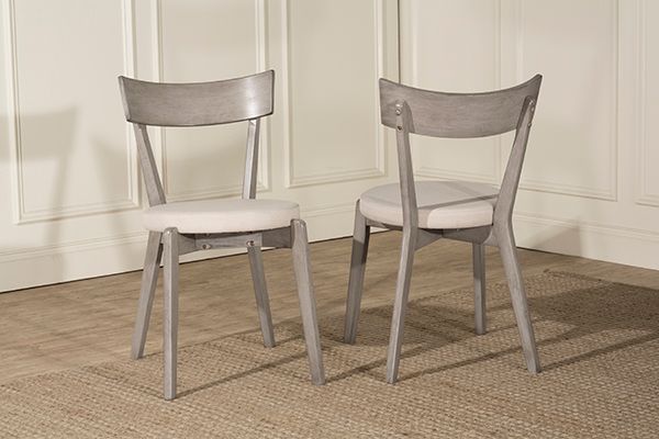 HH2 Home Mayson 2-Piece Gray Dining Chairs-2