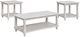 New Classic® Home Furnishings Cade 3-Piece White Occasional Table Set-0