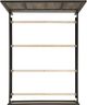 Elements International Harlington 4-Piece Walnut Queen Panel Bedroom Set-3