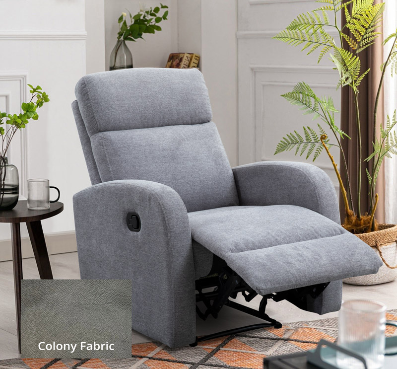 Cheers Fabric Swivel Glider Recliner Colony Fabric