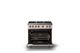 Viking® 5 Series 36" Blush Pro Style Gas (NG) Range with Polished Chrome Trim-1