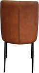 Corcoran Importation Zen 2-Piece Brown Leather Chairs Set-4