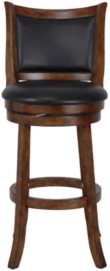 New Classic® Home Furnishings Bristol Black/Brown Bar Stool-2