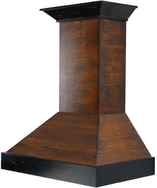 ZLINE Designer Series 30" Antigua/Walnut Wall Mount Range Hood-3