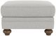 Flexsteel® Winston Silver Glacier Ottoman-1