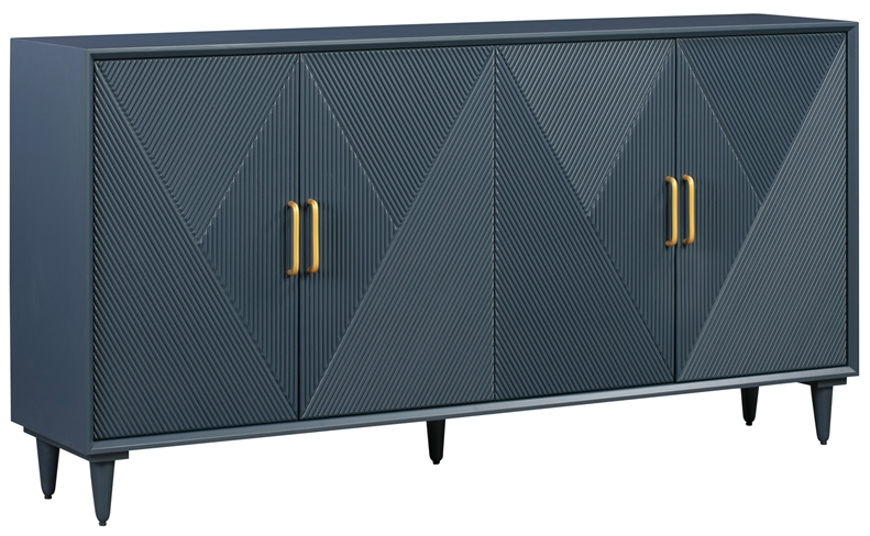 Crestview Collection Arvada Dark Blue Sideboard | Miskelly Furniture