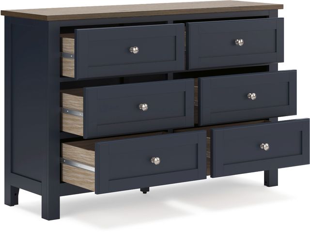 Signature Design by Ashley® Landocken Blue/Brown Dresser-2